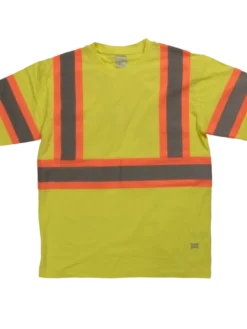 Tough Duck ST11 Premium 100% Cotton Safety T-Shirt With Armbands | XS-5XL Hi-Vis Work Wear