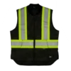 Tough Duck SV08 Camo Flex Duck Quilt Lined Safety Vest | XS-5XL Hi-Vis Work Wear