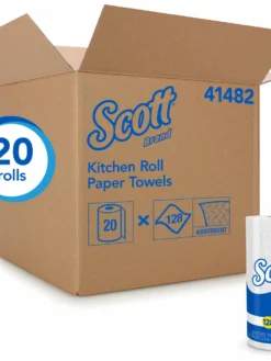 Cleaning Supplies Scott Kitchen Roll Towels | 128 Sheets/Roll | Cs/20