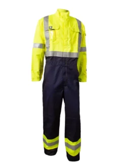 Wenaas Offshore Daletec Light Weight FR Coverall | Yellow/Navy | Sizes S - 4XL