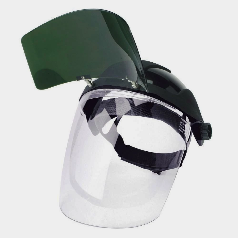 Sellstrom DP4 Face Shield W/ Ratcheting Headgear And Flip Up IR Window Personal Protective Equipment 3 Sellstrom DP4 Face Shield W/ Ratcheting Headgear And Flip Up IR Window Personal Protective Equipment