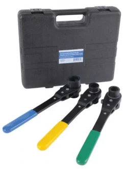 Pipe Tools Reed LVDSSET Value Line Dual Socket Ratchet Wrench | Set Of 3