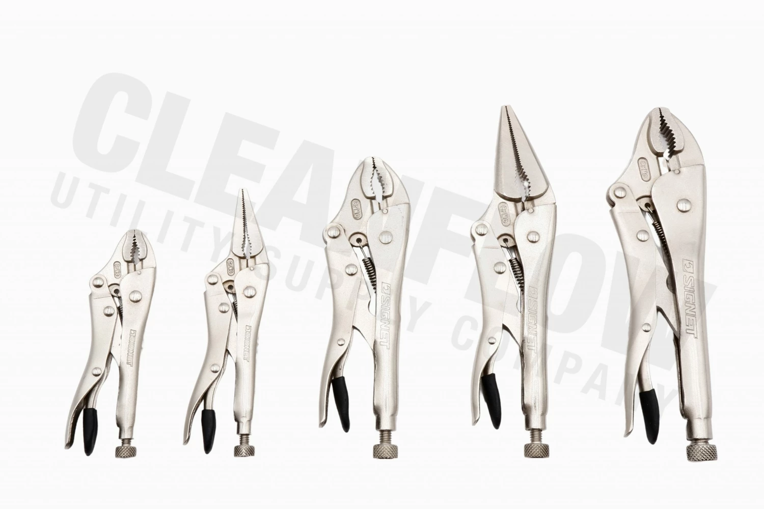 Signet Industrial 5 Piece Locking Plier Set 4 Signet Industrial 5 Piece Locking Plier Set