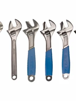 Aurora Tools Adjustable Wrench Set | 6 Piece: 6" 8" 10" 12" 15" & 18"
