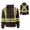 Terra Hi-Vis Fleece Hoodie | S-3XL