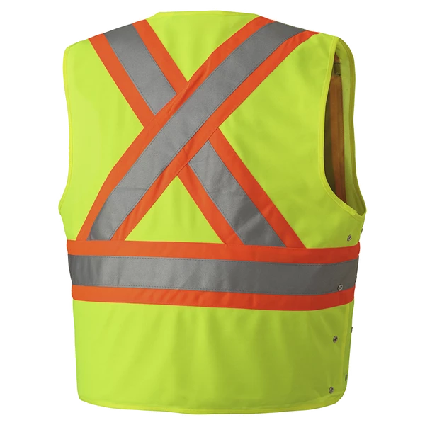 Pioneer Hi Viz Safety Vest - Tricot Poly Interlock - Adj. Sides | S/M - 4/5X Large Hi-Vis Work Wear 9 Pioneer Hi Viz Safety Vest - Tricot Poly Interlock - Adj. Sides | S/M - 4/5X Large Hi-Vis Work Wear
