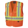 Pioneer Hi Viz Safety Vest - Tricot Poly Interlock - Adj. Sides | S/M - 4/5X Large Hi-Vis Work Wear 1 Pioneer Hi Viz Safety Vest - Tricot Poly Interlock - Adj. Sides | S/M - 4/5X Large Hi-Vis Work Wear