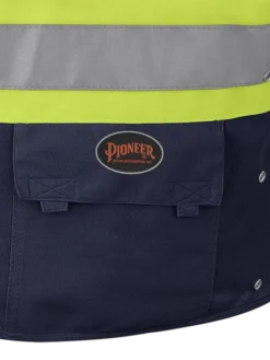 Pioneer Hi Viz Safety Vest - Tricot Poly Interlock - Adj. Sides | S/M - 4/5X Large Hi-Vis Work Wear 33 Pioneer Hi Viz Safety Vest - Tricot Poly Interlock - Adj. Sides | S/M - 4/5X Large Hi-Vis Work Wear
