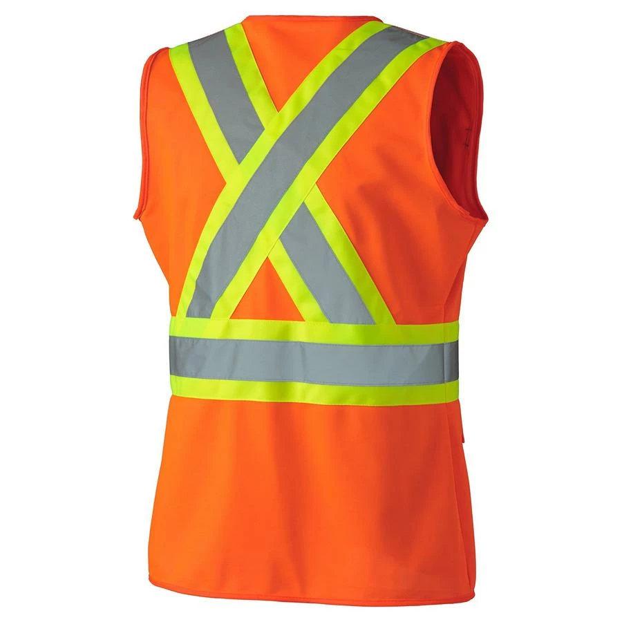 Hi-Vis Work Wear Pioneer Women's Solid Tricot Tear-Away Safety Vest | XS-2XL 14 Hi-Vis Work Wear Pioneer Women's Solid Tricot Tear-Away Safety Vest | XS-2XL