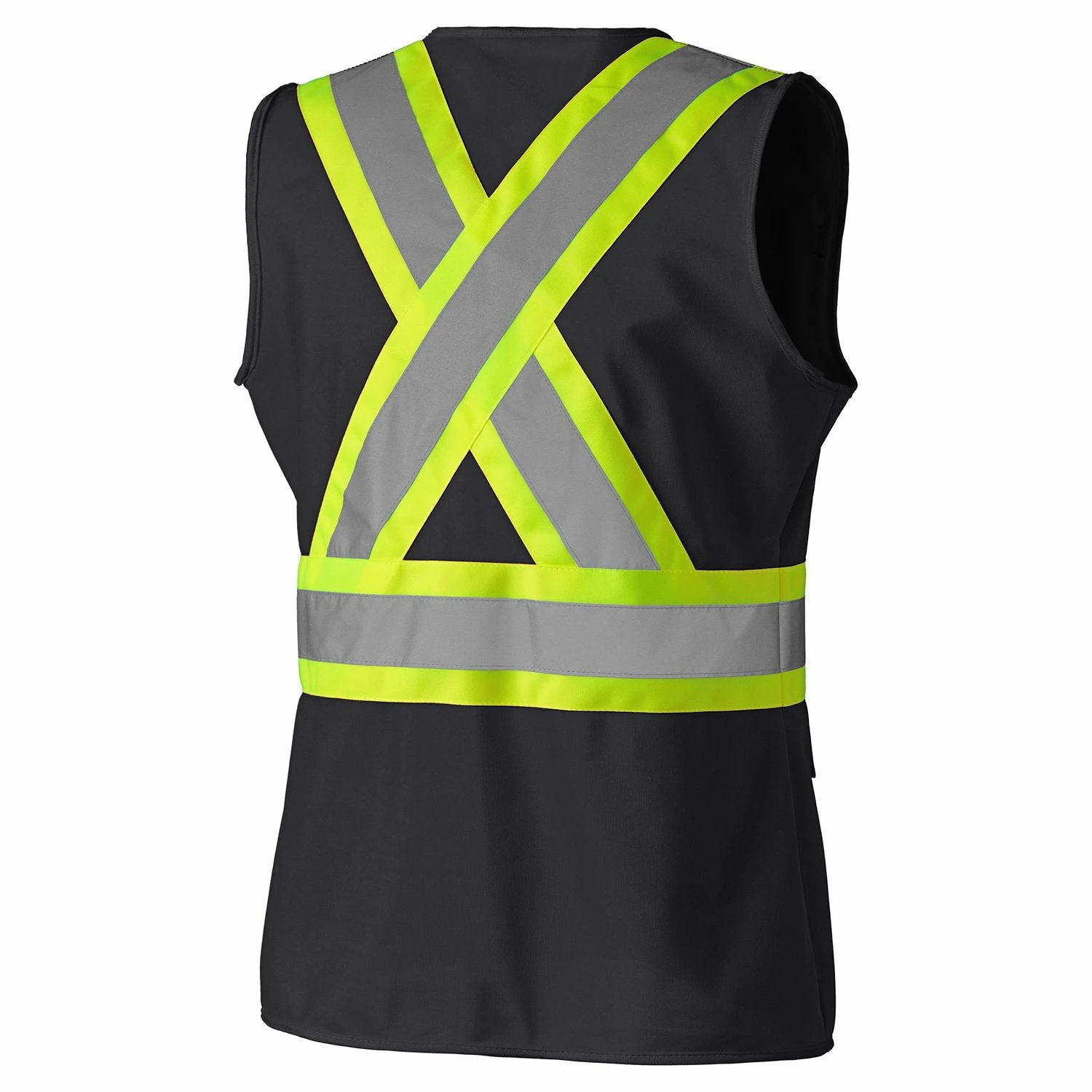 Hi-Vis Work Wear Pioneer Women's Solid Tricot Tear-Away Safety Vest | XS-2XL 4 Hi-Vis Work Wear Pioneer Women's Solid Tricot Tear-Away Safety Vest | XS-2XL