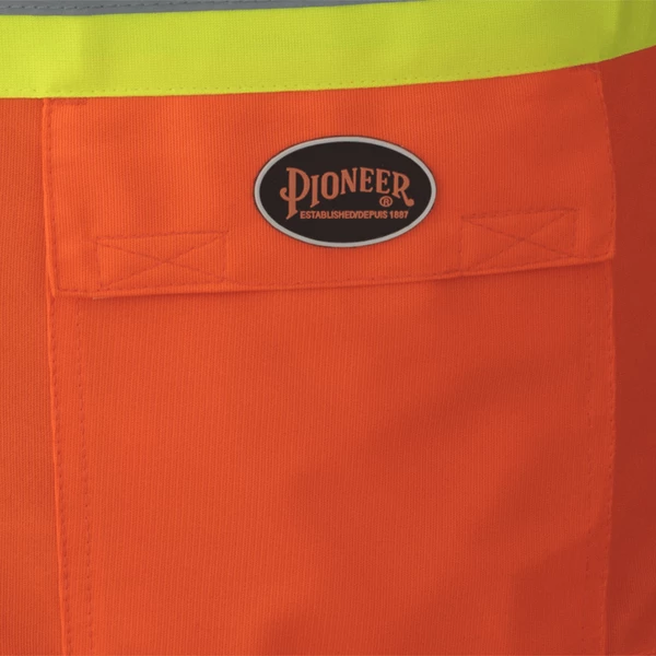 Pioneer Hi Viz Zipper Front Safety Vest - Tricot Poly | Sizes Small - 5XL Hi-Vis Work Wear 9 Pioneer Hi Viz Zipper Front Safety Vest - Tricot Poly | Sizes Small - 5XL Hi-Vis Work Wear
