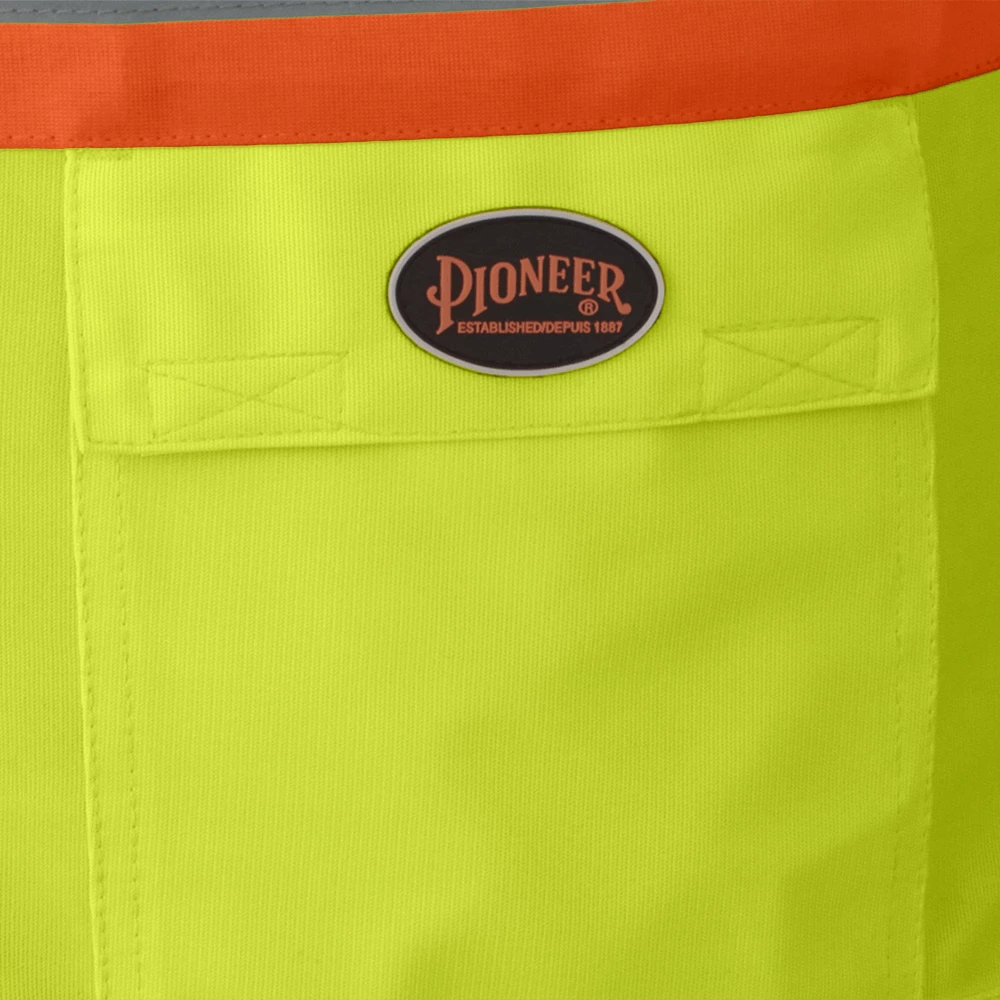 Pioneer Hi Viz Zipper Front Safety Vest - Tricot Poly | Sizes Small - 5XL Hi-Vis Work Wear 5 Pioneer Hi Viz Zipper Front Safety Vest - Tricot Poly | Sizes Small - 5XL Hi-Vis Work Wear