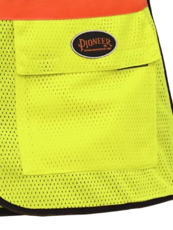 Hi-Vis Work Wear Pioneer Womens Breathable Mesh Tear-Away Safety Vest | XS-2XL