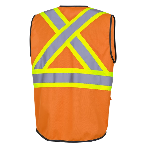 Hi-Vis Work Wear Pioneer Hi Viz Zipper Front Safety Vest | Sizes XS - 5XL 7 Hi-Vis Work Wear Pioneer Hi Viz Zipper Front Safety Vest | Sizes XS - 5XL