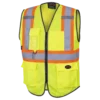 Hi-Vis Work Wear Pioneer Hi Viz Zipper Front Safety Vest | Sizes XS - 5XL 2 Hi-Vis Work Wear Pioneer Hi Viz Zipper Front Safety Vest | Sizes XS - 5XL