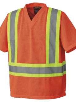 Pioneer Hi Viz Safety T-Shirt | Poly Mesh | Sizes Small - 3XL