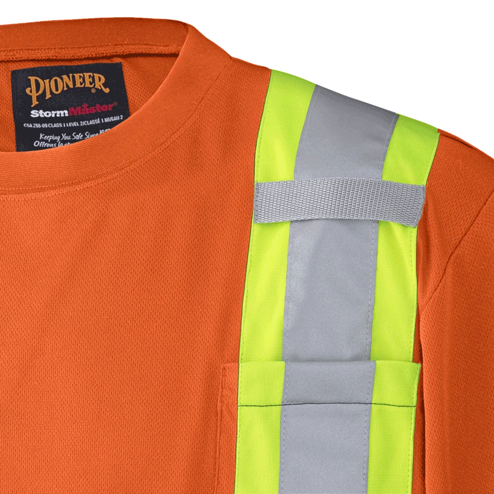 Pioneer Hi Viz Safety T-Shirt - Birdseye Poly | Sizes XS - 5XL 5 Pioneer Hi Viz Safety T-Shirt - Birdseye Poly | Sizes XS - 5XL