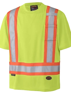 Pioneer Hi Viz Safety T-Shirt - Birdseye Poly | Sizes XS - 5XL 16 Pioneer Hi Viz Safety T-Shirt - Birdseye Poly | Sizes XS - 5XL