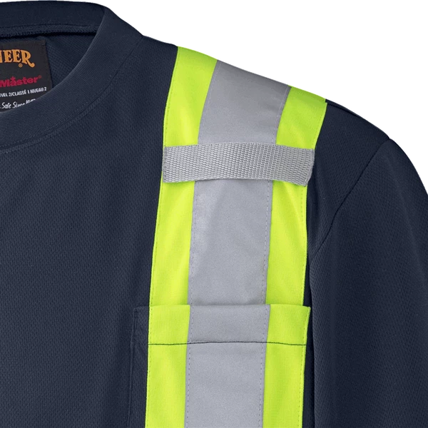 Pioneer Hi Viz Safety T-Shirt - Birdseye Poly | Sizes XS - 5XL 10 Pioneer Hi Viz Safety T-Shirt - Birdseye Poly | Sizes XS - 5XL