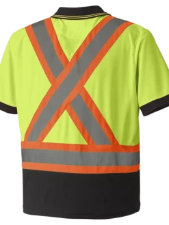 Pioneer Hi Viz Safety Short-Sleeved Polo Shirt | Birdseye Poly | Sizes S - 5XL