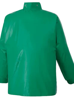Flame Resistant Work Wear Ranpro CA-43® FR Chemical/Acid Resistant Jacket - PVC/Poly | Green | Sizes Small - 4XL