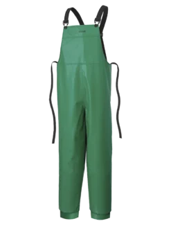 Ranpro CA-43® FR Chemical/Acid Resistant Bib Pants - PVC/Poly | Green | Sizes Small - 4XL