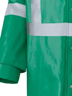 Flame Resistant Work Wear Ranpro CA-43® FR Chemical/Acid Resistant Long Safety Coat - PVC/Poly | Green | Sizes Small - 3XL 9 Flame Resistant Work Wear Ranpro CA-43® FR Chemical/Acid Resistant Long Safety Coat - PVC/Poly | Green | Sizes Small - 3XL