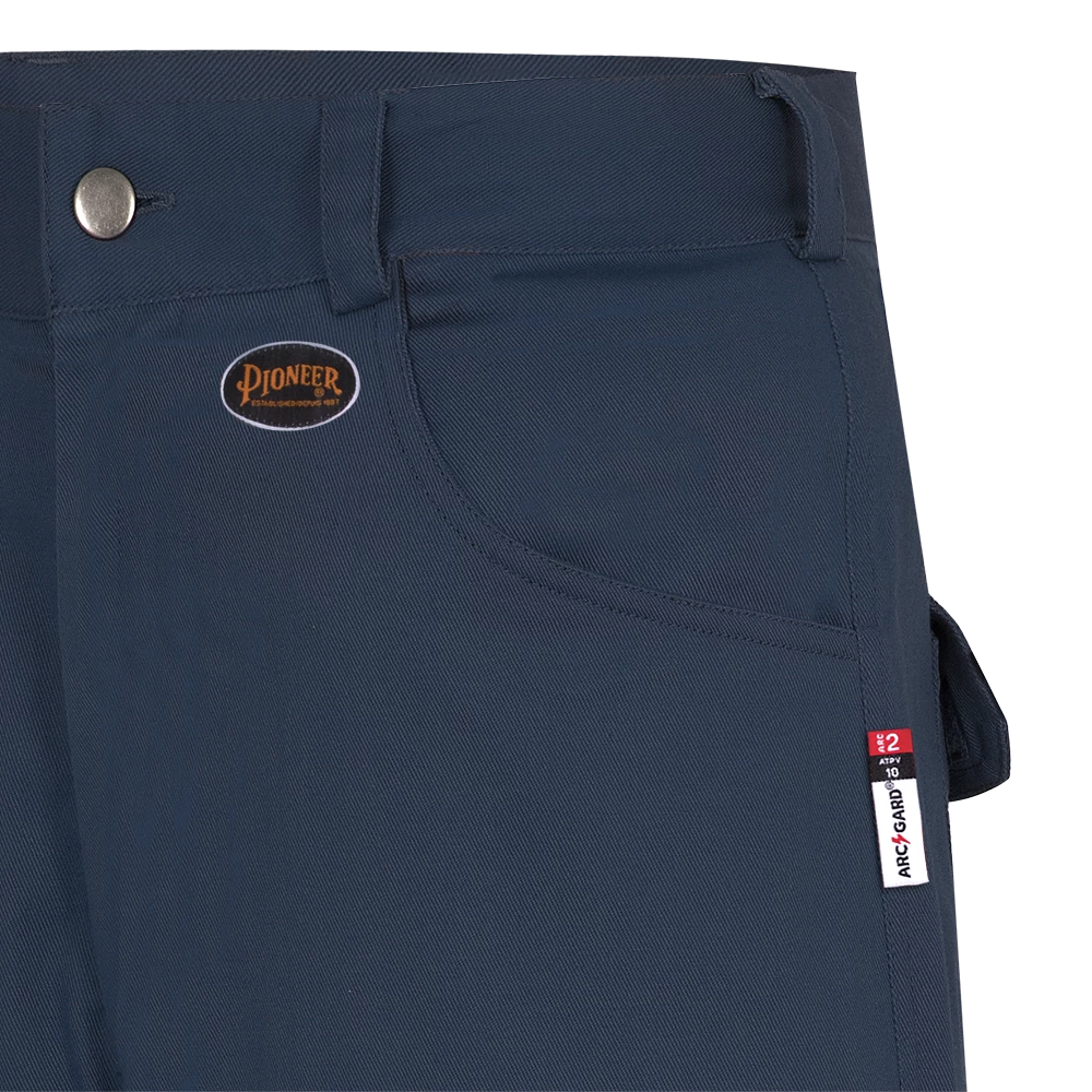 Flame Resistant Work Wear Pioneer FR-TECH® FR/ARC Rated 7 Oz Safety Cargo Pants - 88/12 Ctn/Nylon | Navy 5 Flame Resistant Work Wear Pioneer FR-TECH® FR/ARC Rated 7 Oz Safety Cargo Pants - 88/12 Ctn/Nylon | Navy