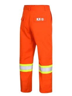 Pioneer FR-TECH® FR/ARC Rated 7 Oz Hi Viz Safety Pants - 88/12 | Orange