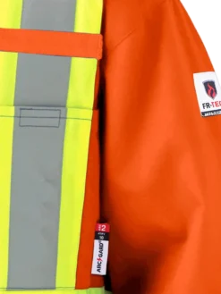 Flame Resistant Work Wear Pioneer FR-TECH® FR/ARC Rated 7 Oz Hi Viz Safety Coveralls 88/12 | Orange | Sizes 36 - 60 11 Flame Resistant Work Wear Pioneer FR-TECH® FR/ARC Rated 7 Oz Hi Viz Safety Coveralls 88/12 | Orange | Sizes 36 - 60