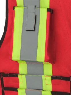 Flame Resistant Work Wear Pioneer FR-TECH® 88/12 FR/ARC Rated Surveyor's Safety Vest 7 Oz | Sizes S - 4XL