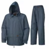 Work Wear Pioneer Polyester/PVC Rain Suit Set | S-3XL