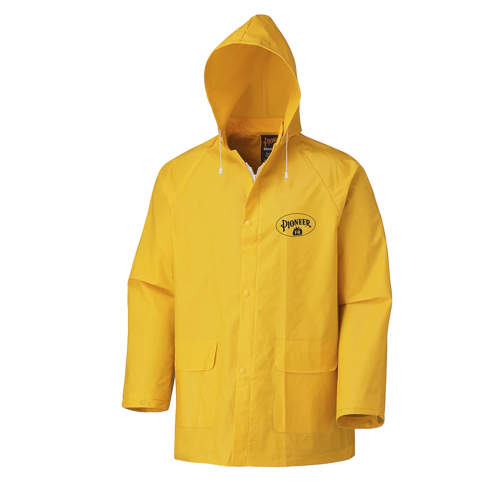 Pioneer Flame Resistant PVC Rain Suit | Yellow | XSmall - 6XL 4 Pioneer Flame Resistant PVC Rain Suit | Yellow | XSmall - 6XL