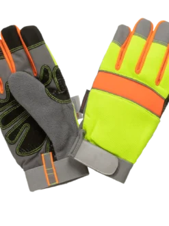 Work Gloves Tough Duck WA33 Hi-Vis Precision Glove - Yellow