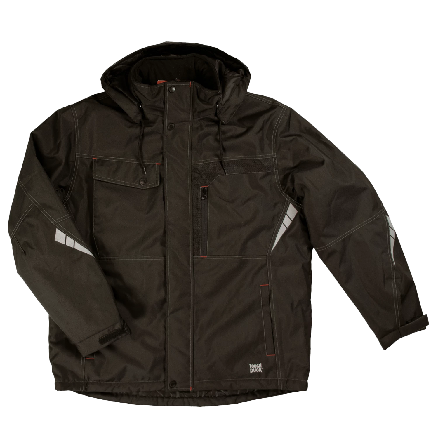Work Wear Tough Duck WJ13 Poly Oxford Jacket | Black | S - 5XL 3 Work Wear Tough Duck WJ13 Poly Oxford Jacket | Black | S - 5XL