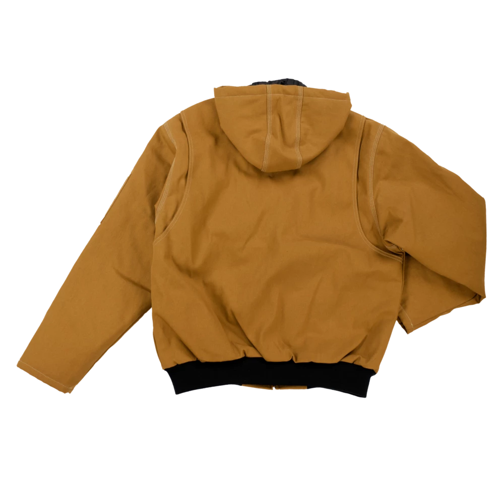 Tough Duck WJ35 Premium Hooded Bomber Jacket With Storm Cuffs | S-3XL 4 Tough Duck WJ35 Premium Hooded Bomber Jacket With Storm Cuffs | S-3XL