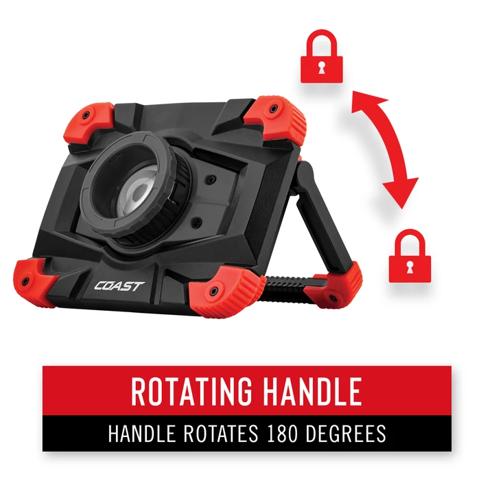 Coast Products Coast® WLR1 Rechargeable Focusing Work Light - 1150 Lumens - 77M Beam 12 Coast Products Coast® WLR1 Rechargeable Focusing Work Light - 1150 Lumens - 77M Beam