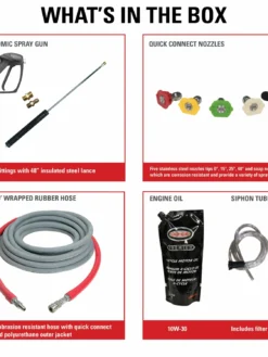 Simpson Water Shotgun Cold Water Belt Drive Honda V-Twin GX630 (688cc) Gas Engine Pressure Washer - 5000 PSI - 5.0 GPM Triplex Pump 27 Simpson Water Shotgun Cold Water Belt Drive Honda V-Twin GX630 (688cc) Gas Engine Pressure Washer - 5000 PSI - 5.0 GPM Triplex Pump