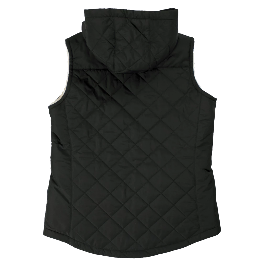 Tough Duck WV02 Women's Quilted Sherpa Lined Vest | Black | S - 2XL Work Wear 4 Tough Duck WV02 Women's Quilted Sherpa Lined Vest | Black | S - 2XL Work Wear