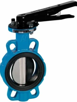 New-Line Standard Wafer Style Butterfly Valve - EPDM Seal - Lever Handle Fittings And Valves