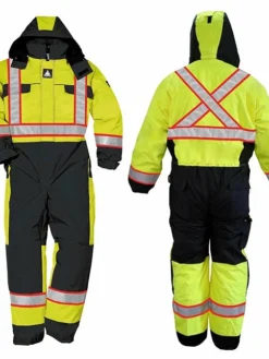 Hi-Vis Work Wear Wenaas Hi-Vis Quilted Coverall | S-4XL