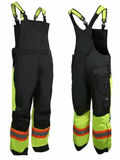 Hi-Vis Work Wear Wenaas Hi-Vis Quilted Bib Overall | S-4XL