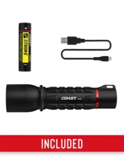 Coast Products Coast® XPR9 Rechargeable Dual-Power LED Flashlight - 1000 Lumens - 225M Beam
