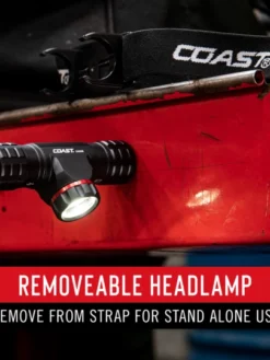 Coast Products Coast® XPH30R Rechargeable Dual Power LED Headlamp - 1000 Lumens - 3 Light Levels - 165M Beam Lighting
