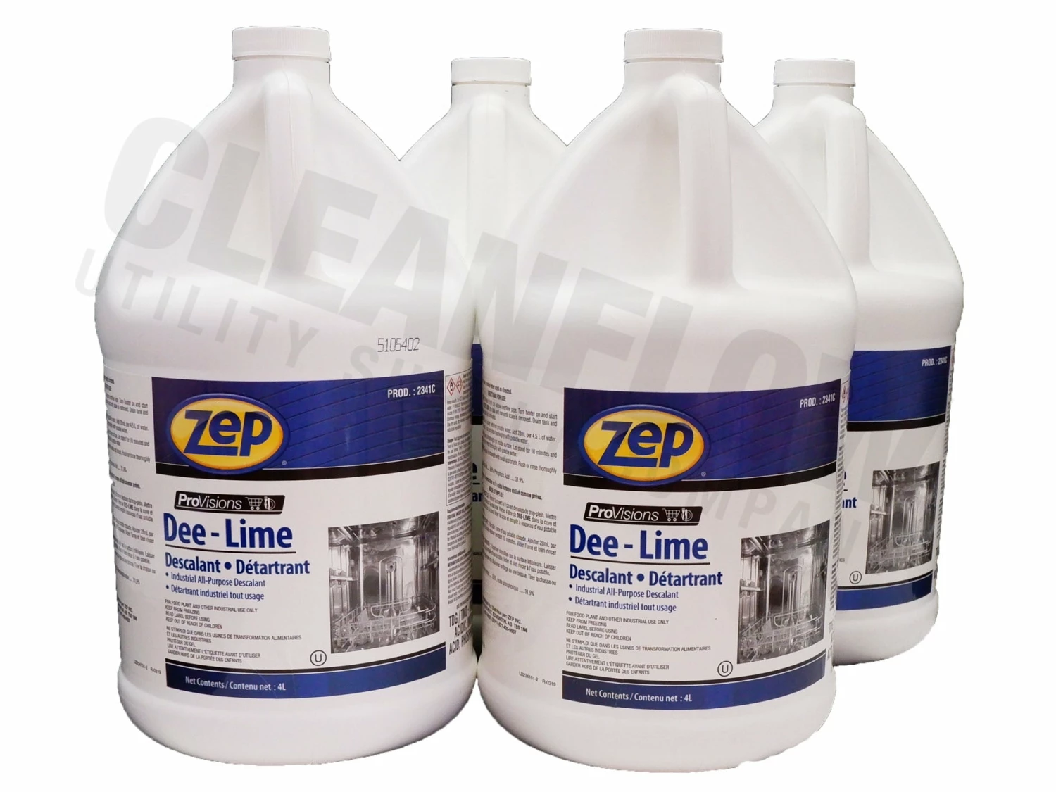 Cleaning Supplies Zep Dee Lime Descalent - 1 Gallon Jug - Case Of 4 3 Cleaning Supplies Zep Dee Lime Descalent - 1 Gallon Jug - Case Of 4