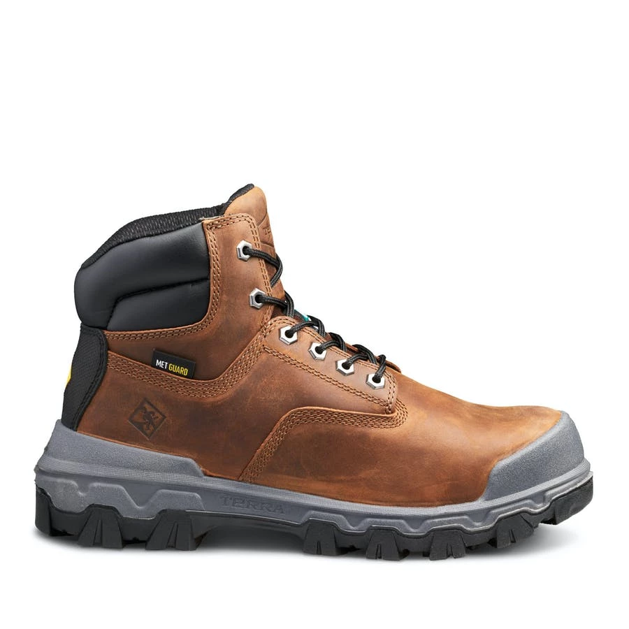 Terra Safety Footwear Terra Sentry 6" Men's Internal Met Guard | Sizes 7 - 15 6 Inch Safety Boots 14 Terra Safety Footwear Terra Sentry 6" Men's Internal Met Guard | Sizes 7 - 15 6 Inch Safety Boots