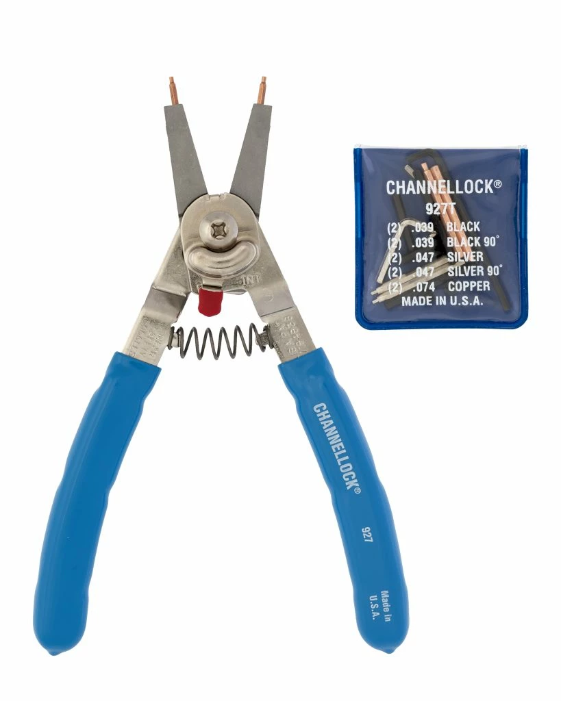 Hand Tools ChannelLock 8" Convertible Retaining Ring Pliers With Tips 3 Hand Tools ChannelLock 8" Convertible Retaining Ring Pliers With Tips