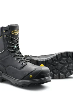 Terra Safety Footwear Terra Gantry 8" Rugged Waterproof Safety Boot With Vibram® Fire & Ice Sole | Sizes 7-16 43 Terra Safety Footwear Terra Gantry 8