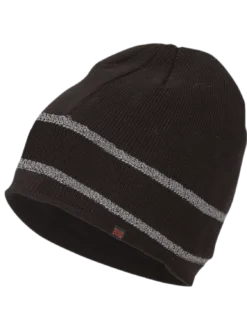 Tough Duck Acrylic Knit Cap W/ Reflective Striping