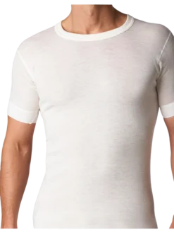 Stanfields Work Wear Stanfield's 4311 Superwash Wool Short Sleeve Shirt | White | Sizes S - 2XL | Pack Of 2 Pairs